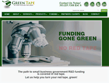 Tablet Screenshot of greentapellc.com